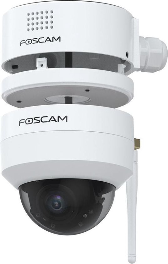 Foscam FABD4 Lasdoos - Waterdicht - Voor de D4Z - ingebouwde luidspreker - Wit van Foscam
