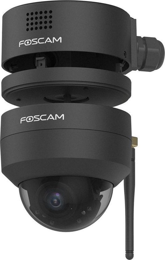 Foscam FABD4 Lasdoos - Waterdicht - Voor de D4Z - Ingebouwde luidspreker - Zwart van Foscam