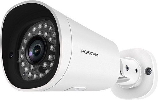 Foscam G4EP Beveiligingscamera - Buiten Camera - Power over Ethernet - 4 MP Super HD - IP66 - Wit van Foscam