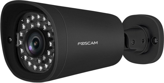 Foscam G4EP Beveiligingscamera - Buiten Camera - Power over Ethernet - 4 MP Super HD - IP66 - Zwart van Foscam