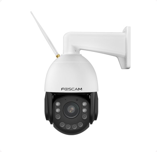 Foscam SD4H Beveiligingscamera - Buitencamera - 2K - Nachtzicht 200m - PTZ - Dual-Band - WiFi - 4MP - Wit van Foscam