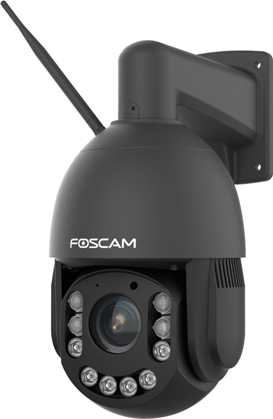 Foscam SD4H Beveiligingscamera - Buitencamera - 2K - Nachtzicht 200m - PTZ - Dual-Band - WiFi - 4MP - Zwart van Foscam