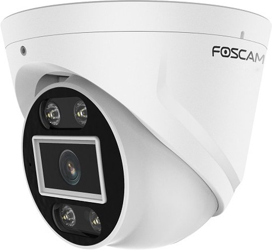 Foscam T8EP Beveiligingscamera - UHD - PoE IP camera - Geluid en lichtalarm - Wit van Foscam