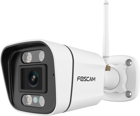 Foscam V8P Beveiligingscamera - 4K/8MP - Dual-band - WiFi - Camera met geluid- en lichtalarm - Wit van Foscam
