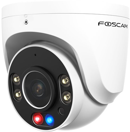 Foscam W5EP PoE Outdoor Beveiligingscamera – 3K - IP-camera met Alarmlichten, AI Detectie en 2-weg Audio – Wit van Merkloos