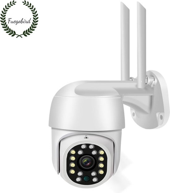 Fuegobird Y17 Smart Waterdichtheid IP66 IP camera - buiten - draai- en kantelbaar - Ondersteuning 2.4G/5G WIFI - 3MP - PTZ IP Camera van Fuegobird