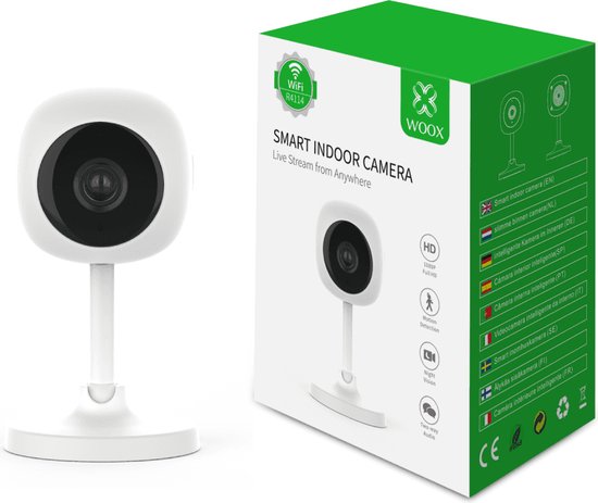 Full HD bewakingscamera voor binnen | 1920 x 1080 Pixels | WOOX Home R4114 van WOOX