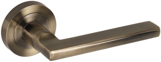 Gamet Classico - Deurklink - Basic Line - Ronde Schild - Antiek Goud