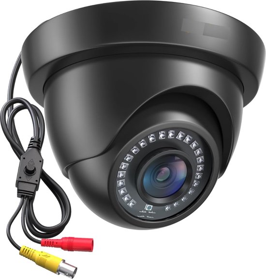 Graytified - Cctv Camerasysteem - Camera Beveiliging Draadloos Wifi - Wifi Beveiligingscamera Set Buiten - Zwart van Graytified