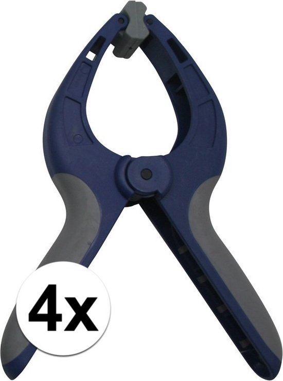 Grote zeilklemmen / zeilclips 9 inch - 4 stuks - kunststof - dekzeil klemmen van Kreator