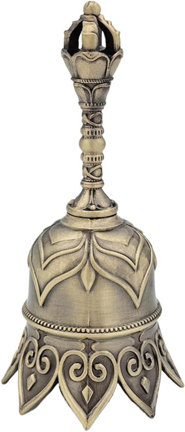 Handbel - Geluidsgenerator - Klassikaal Management - Helder Luid Geluid - 12 x 5 cm - Metaal