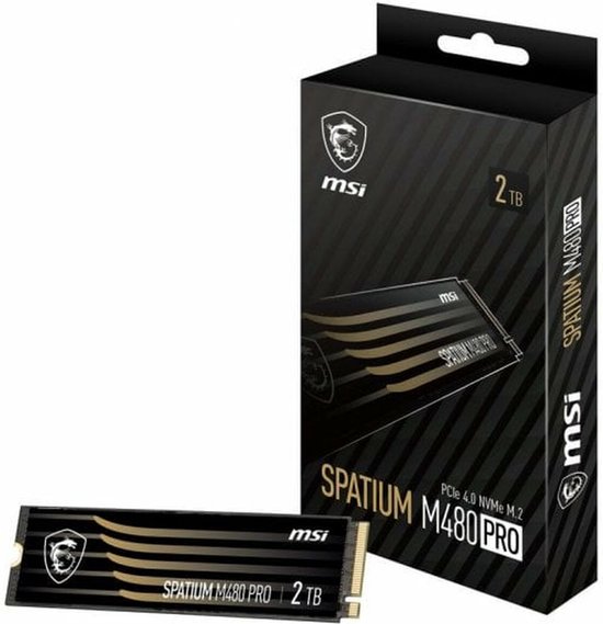 Hard Drive MSI Spatium M480 Pro Internal 2 TB SSD van MSI