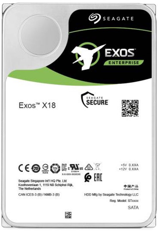 Hard Drive Seagate EXOS X18 16 TB 3,5" van Merkloos