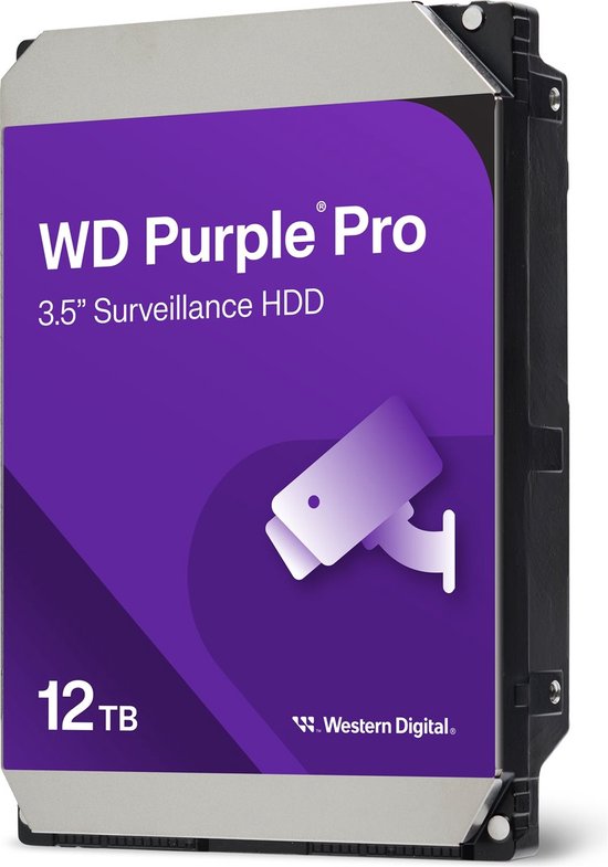 Hard Drive Western Digital SATA PURPLE PRO 3,5" van Merkloos