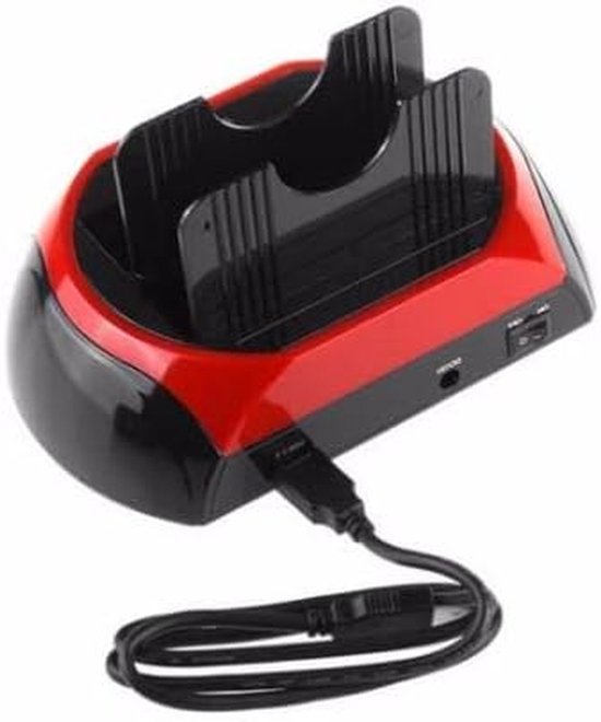 Harde Schijf Dock - Externe Lezer - Data Overzetten - Dubbele Interface - 2.5/3.5 Inch - Zwart