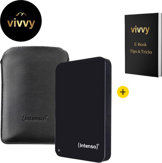 Harde Schijf Extern - Externe Harde Schijf 5 TB Multifunctioneel - Harde Schijf Extern Western Digital Met 8 MB Cache - 100% Tevredenheidsgarantie - 5400 RPM - Incl. Opberg Case van Merkloos