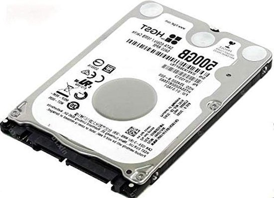 Harde Schijf - Interne Opslag - Laptop Uitbreiden - Dun 7MM Profiel - 500 GB - Zilver