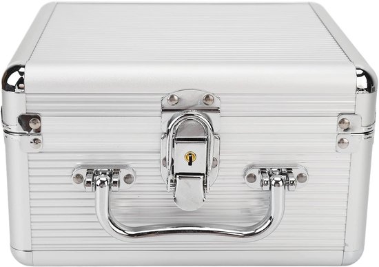 Harde Schijf Opslag - Externe Opslag - Data Bescherming - 20 Bay Capaciteit - 23x22x14 cm - Zilver