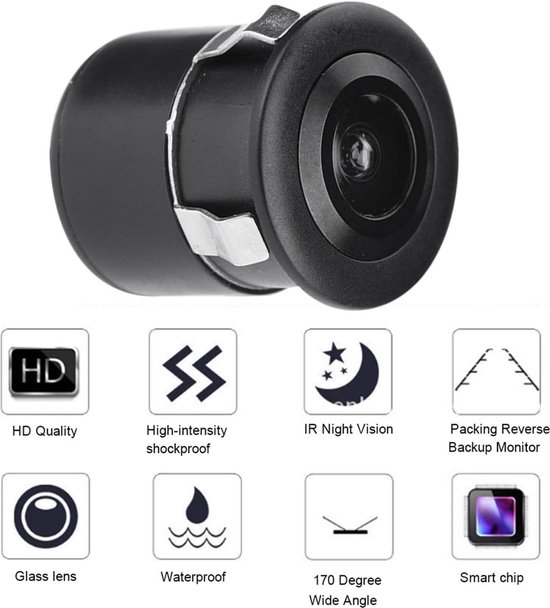 HD Mini-beveiligingscamera 100W IP66 - Topkwaliteit bedrade CCTV-camera voor buiten thuisgebruik