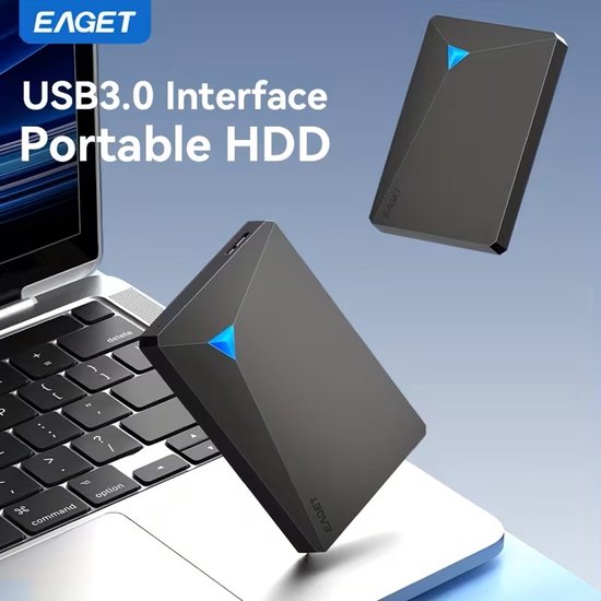 HDD-250GB-Eaget-Externe harde schijf-2,5 inch van Merkloos