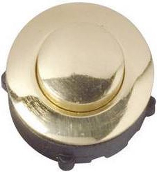 Heidemann 70095 Belknop 1-voudig Goud 24 V/1 A