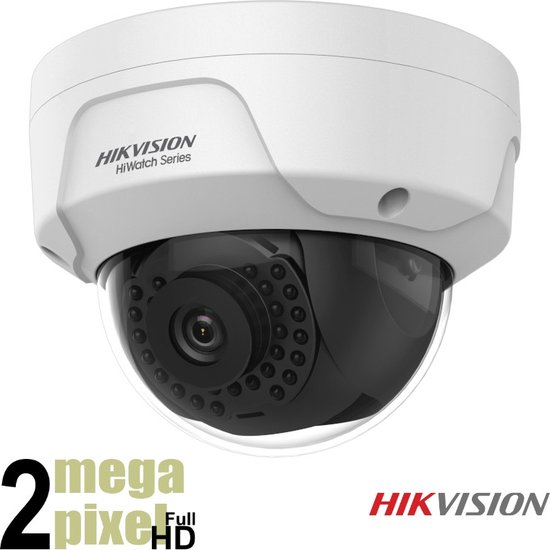 Hikvision Beveiligingscamera - IP Camera - Full HD - Dome Camera - 2.8mm Lens - PoE - 30m Nachtzicht - Bewegingsdetectie van Hikvision