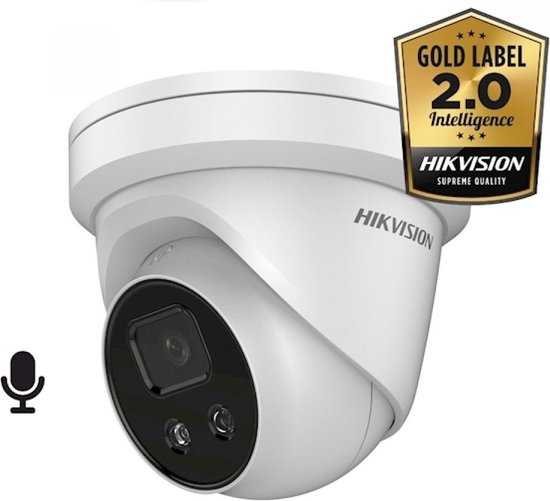 Hikvision Digital Technology DS-2CD2346G2-IU(2.8mm)(C) Torentje IP-beveiligingscamera Binnen & buiten 2688 x 1520 Pixels Plafond/muur van Hikvision