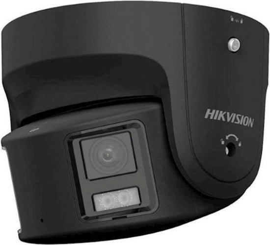 Hikvision DS-2CD2387G2P-LSU/SL zwarte 4mm 8mp panoramische ColorVu netwerk beveiligingscamera van HI