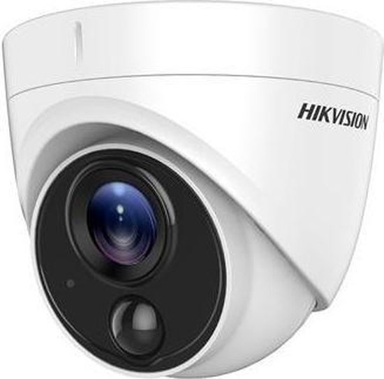 Hikvision DS-2CE71D0T-PIRLO, CCTV-bewakingscamera, Buiten, Bedraad, Engels, Plafond/muur, Zwart, Wit