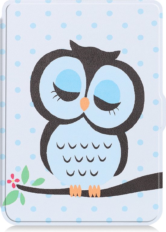 Hoesje Geschikt voor Kobo Clara HD Hoes Book Case - Hoes Geschikt voor Kobo Clara HD Hoesje Book Cover - Uil van Echt!