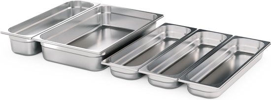 Höfats - Fire Kitchen Schalenset 5-Delig - Roestvast Staal - Zilver van Höfats