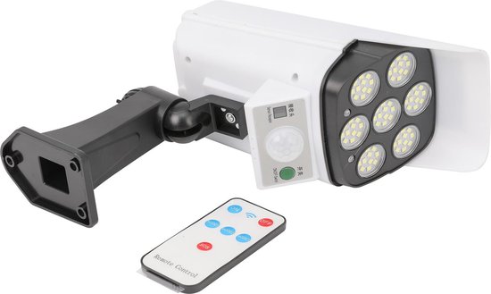 Hofftech Dummy camera wandlamp - LED - zonne-energie - bewegingssensor - 1200 mAh batterij - waterdicht van Hofftech