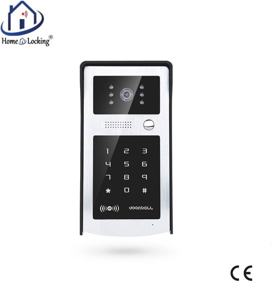 Home-Locking buiten bedieningspaneel opbouw voor deur videofoon 4 draads.DT-1117A van Home-Locking