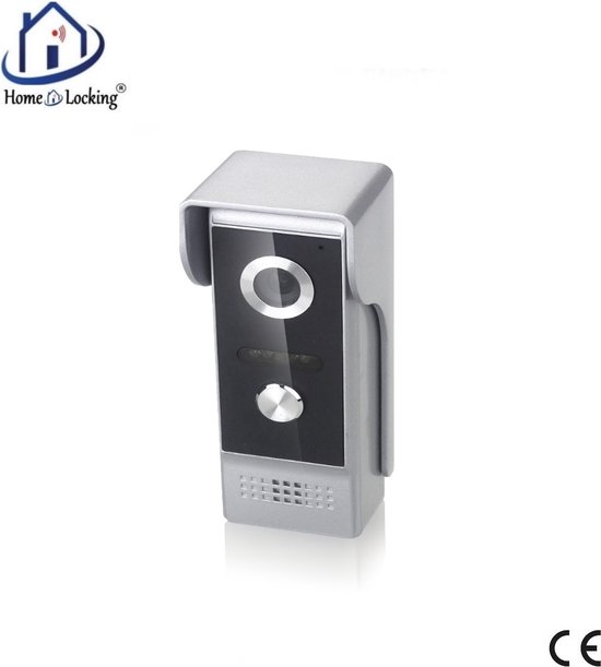 Home-Locking buiten deurbel camera voor binnen paneel/scherm videofoon T-2101B. T-2101A van Home-Locking