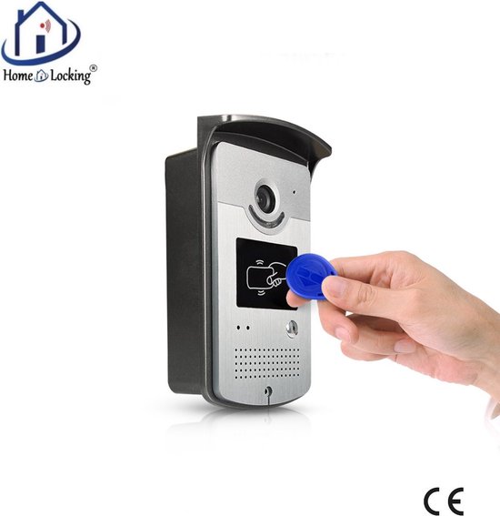 Home-Locking buiten deurbel camera voor binnen paneel/scherm videofoon T-2101B. T-2102A van Home-Locking