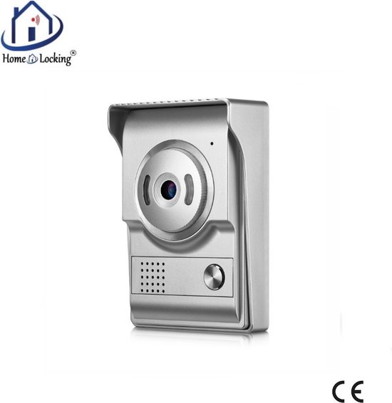 Home-Locking buiten deurbel camera voor binnen paneel/scherm videofoon T-2101B. T-2104A van Home-Locking