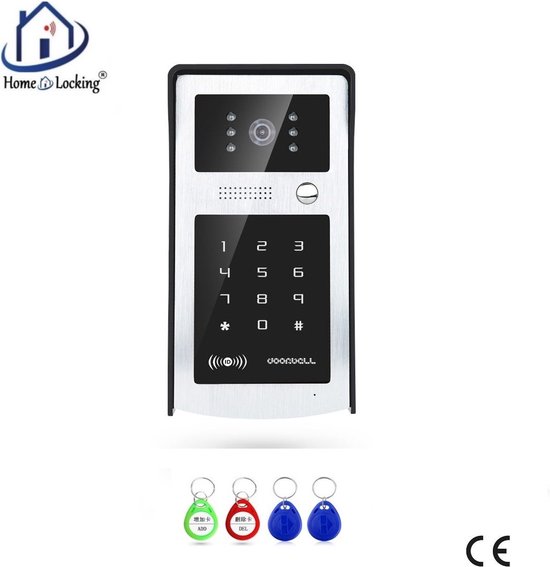 Home-Locking buitenpaneel/deurbel camera voor cloud videofoon. T-2303A van Alecto
