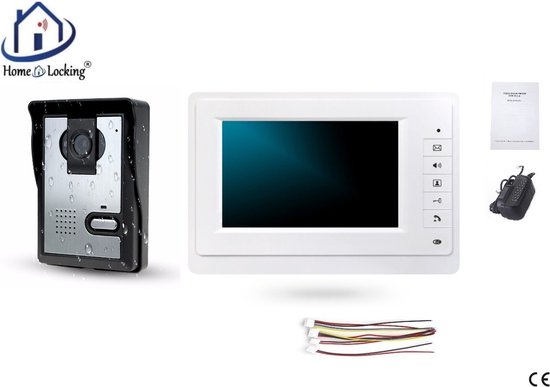 Home-Locking complete deur videofoon 4 draads.DT-2230 van Home-Locking