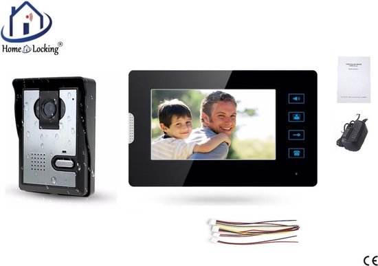 Home-Locking complete deur videofoon 4 draads.DT-2231 van Home-Locking