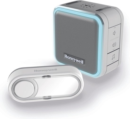 Honeywell - Bel Draadloos 150M 6Mel 84Db Halo Grijs - Wit