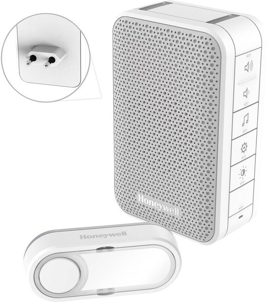 Honeywell - Bel Draadloos Plug 150M 6Mel 84Db Wit - Wit