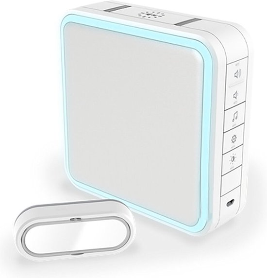 Honeywell RF 9-serie 8 Melody draadloze deurbel - DC917S - E3SVN van Honeywell