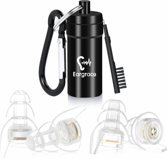 Hoogwaardige Gehoorbescherming Oordoppen voor Concerten, Festivals en Luidruchtige Evenementen van Merkloos