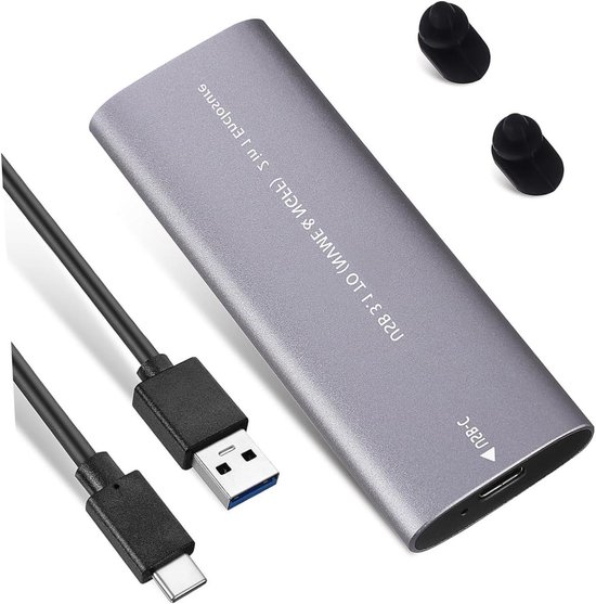 Housoutil Draagbare USB Type C Externe Hard Drive met Datakabel Ultra Behuizing Geschikt voor Laptops Routers voor Capaciteit Gegevensoverdracht