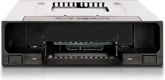 ICY DOCK flexiDOCK MB795SP-B - Gehäuse für Speicherlaufwerke - 2.5, 3.5 (6,4 cm, 8,9 cm) - Schwarz (MB795SP-B) van Merkloos
