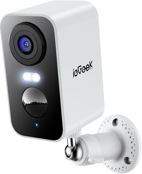 ieGeek Beveiligingscamera Buiten - Draadloze Buitencamera - 2K HD Resolutie - PIR Bewegingsdetectie - Nachtzicht van ieGeek