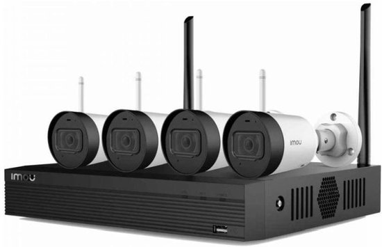 Imou Camerabewakingskit Recorder Voor Thuiskantoor Wifi Full Hd Nvr 4