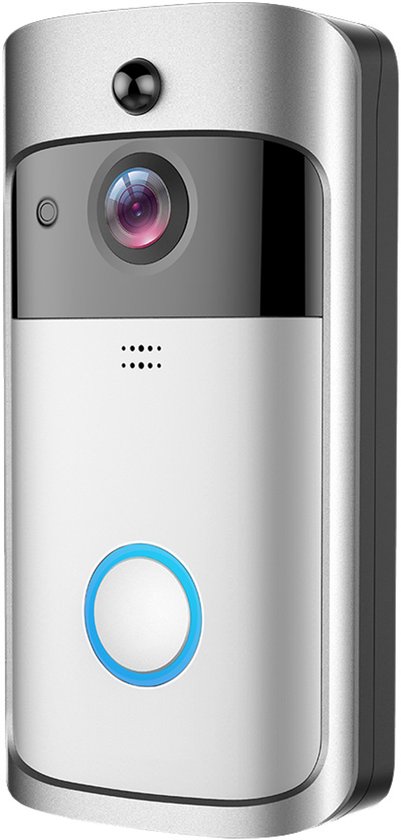 Intelligente visuele intercom draadloze deurbel home WIFI remote video deurbel, zilver van Zosi