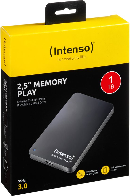Intenso Memory Play - Externe harde schijf - 1 TB van Merkloos