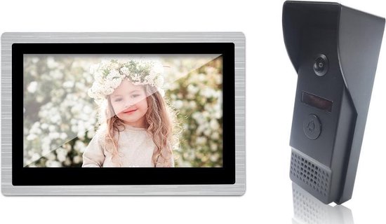 Intercom Deurbel met draad - 10.1'' Touchscreen Kleurenmonitor en 920P AHD Buitencamera